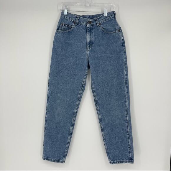 RARE Upside Down Label Vintage Lee Mom 90s Jeans 24" Waist - Picture 11 of 16